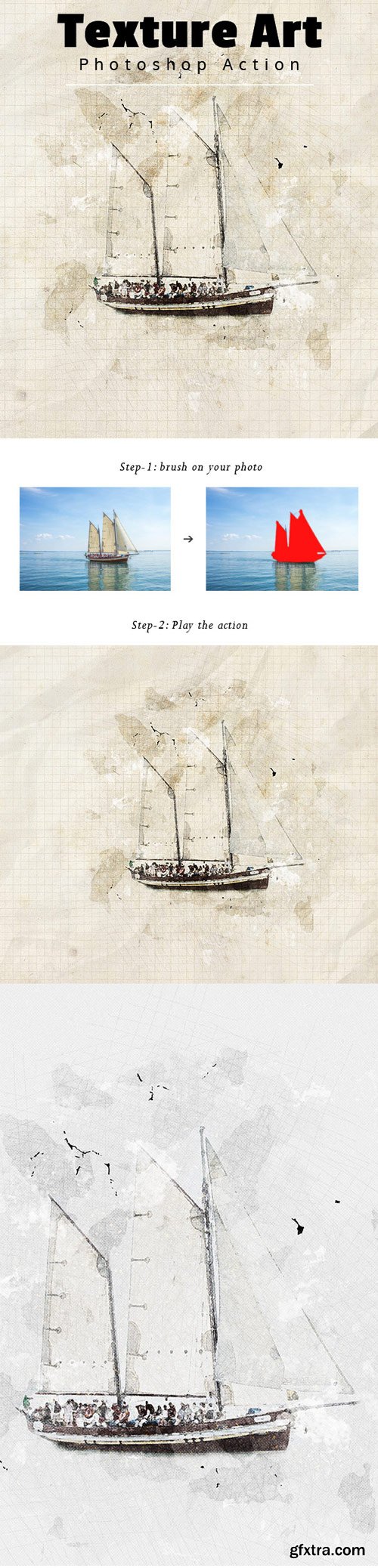GraphicRiver - Texture Art Photoshop Action - 17711949