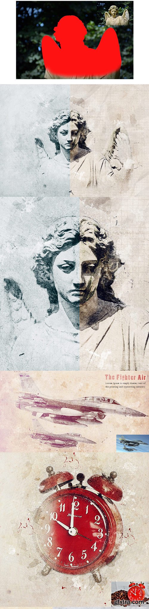 GraphicRiver - Texture Art Photoshop Action - 17711949