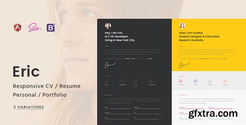ThemeForest - Eric - Responsive CV / Resume / Personal / Portfolio Template 16153667 ThemeForest - Eric - Responsive CV / Resume / Personal / Portfolio Template 16153667
