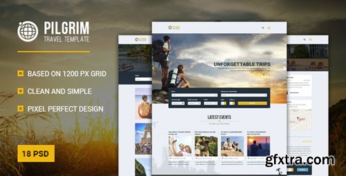 ThemeForest - Pilgrim &mdash; Travel Agency/Tour Operator/Travel Booking PSD Template 17070254