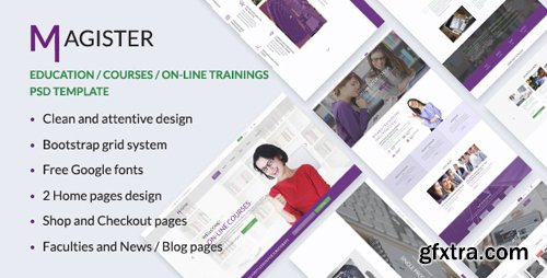ThemeForest - Magister &mdash; Education/Courses/Academy PSD Template 17012171