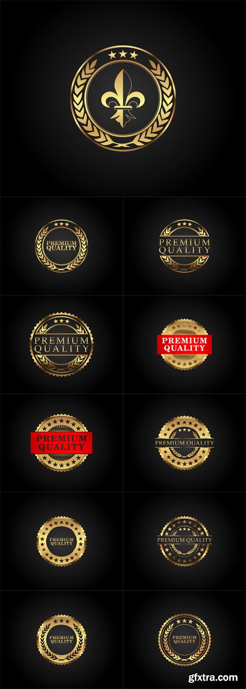 Vector Set - Premium Quality Badges Vector Set - Premium Quality Badges