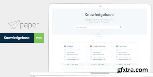 ThemeForest - Paper - Product &amp; Knowledgebase Template 15927867