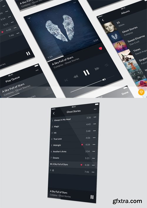 Music Player UI Kit