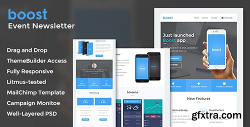 ThemeForest - Boost v1.0.0 - App Promotional Email + Online Builder Access - 17830702