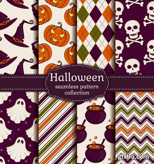 Halloween pattern 2 - 6 EPS