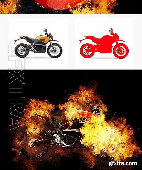 GraphicRiver - Fire 2 Photoshop Action 17141920
