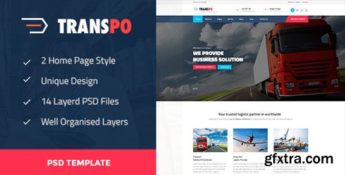 ThemeForest - TRANSPO - Logistic & Transport PSD Template 16597890 ThemeForest - TRANSPO - Logistic & Transport PSD Template 16597890