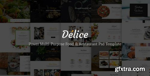 ThemeForest - Delice - Power Multi-Purpose Food & Restaurant Psd Template 17112905 ThemeForest - Delice - Power Multi-Purpose Food & Restaurant Psd Template 17112905