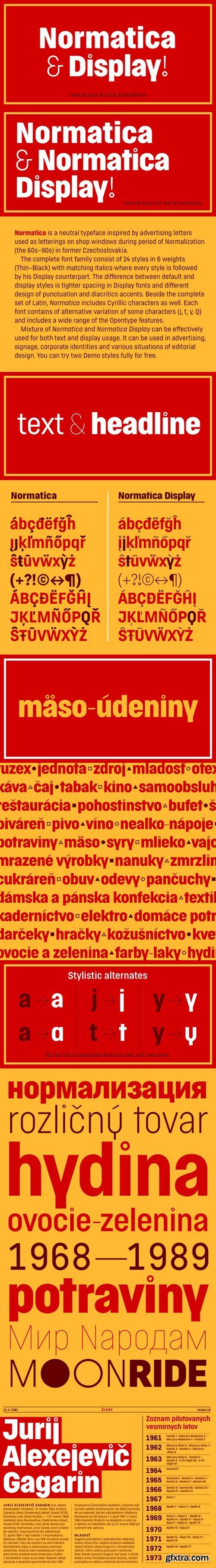 Normatica & Normatica Display Typeface Normatica & Normatica Display Typeface