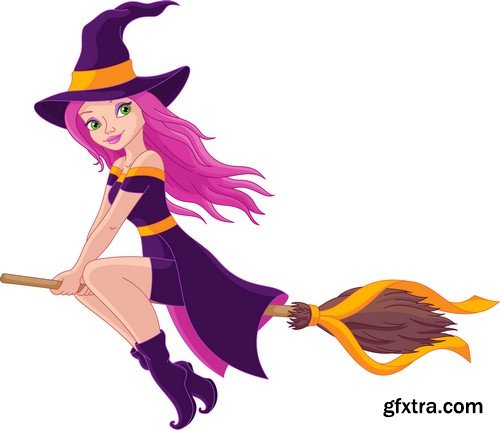 Halloween witch 1 - 8 EPS