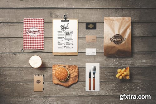 Burger Store Mockup Creator