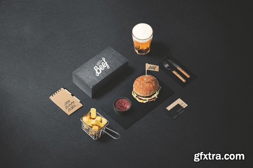 Burger Store Mockup Creator