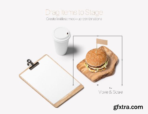 Burger Store Mockup Creator