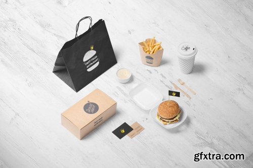 Burger Store Mockup Creator