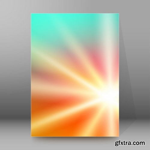 Collection of vector banner picture card flyer poster invitation card #5-25 EPS