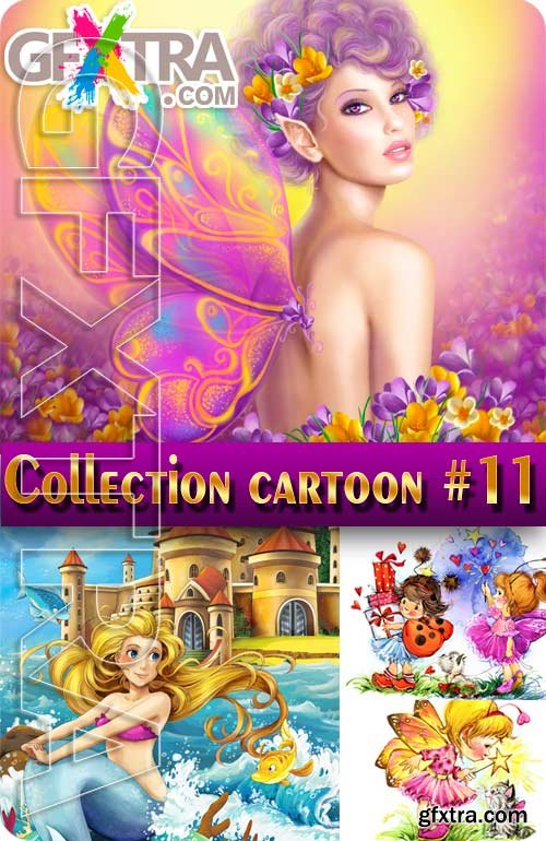 Cartoon Heroes #11 - Stock Photo