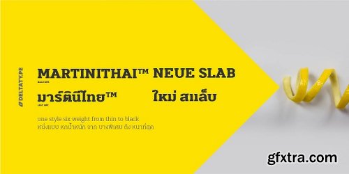 Martinithai Neue Slab Font Family - 6 Fonts