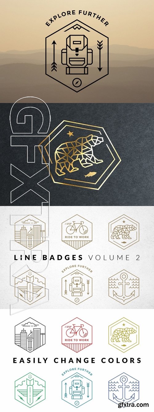 Line Badges - Volume 2