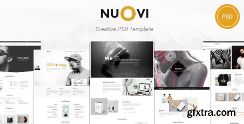 ThemeForest - Nuovi - Creative Agency/Personal PSD Template 15673027 ThemeForest - Nuovi - Creative Agency/Personal PSD Template 15673027