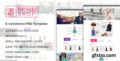 ThemeForest - Brandshop - eCommerce PSD Template 16287511 ThemeForest - Brandshop - eCommerce PSD Template 16287511