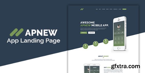 ThemeForest - ApNew - App Landing PSD Template 16070040 ThemeForest - ApNew - App Landing PSD Template 16070040