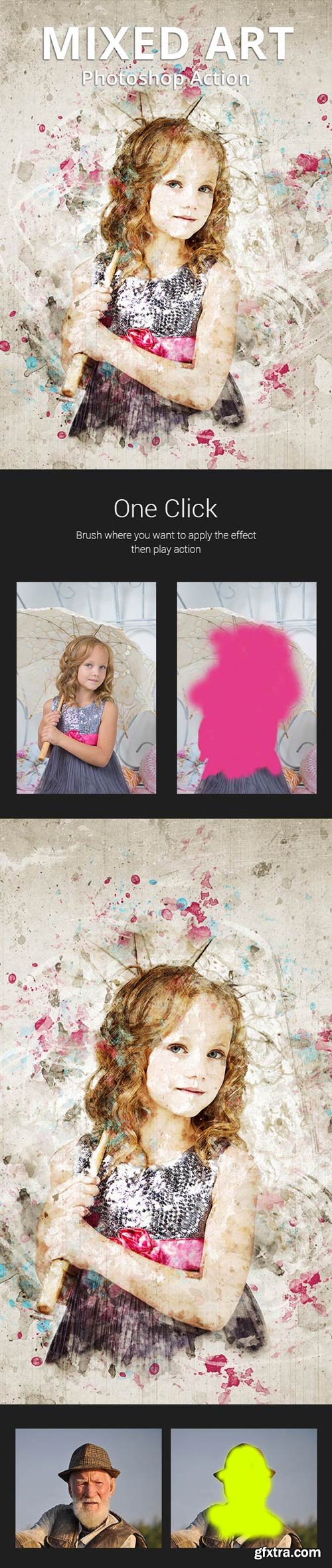 GraphicRiver - Mixed Art Photoshop Action - 17961479