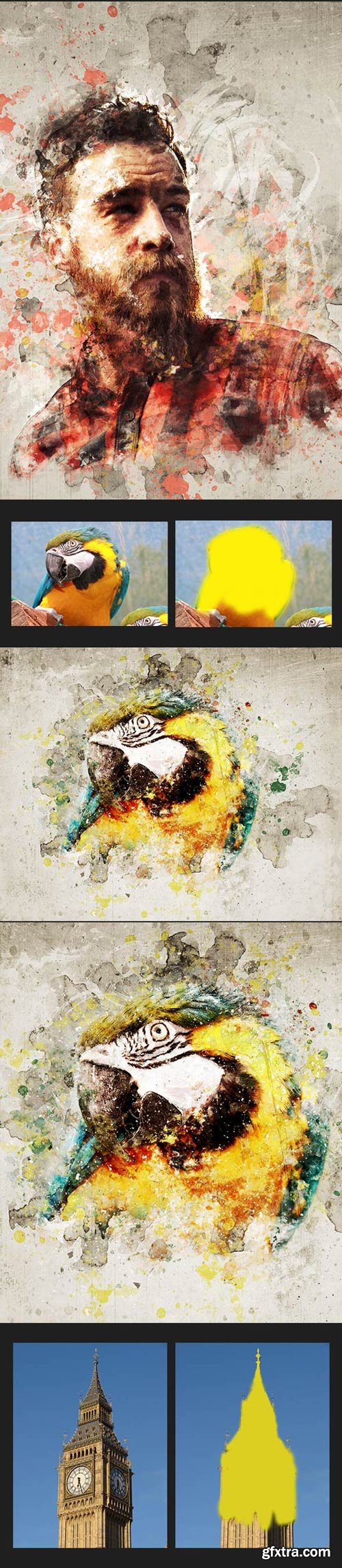 GraphicRiver - Mixed Art Photoshop Action - 17961479