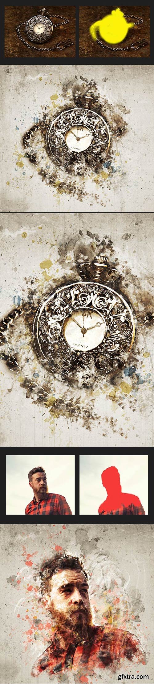 GraphicRiver - Mixed Art Photoshop Action - 17961479