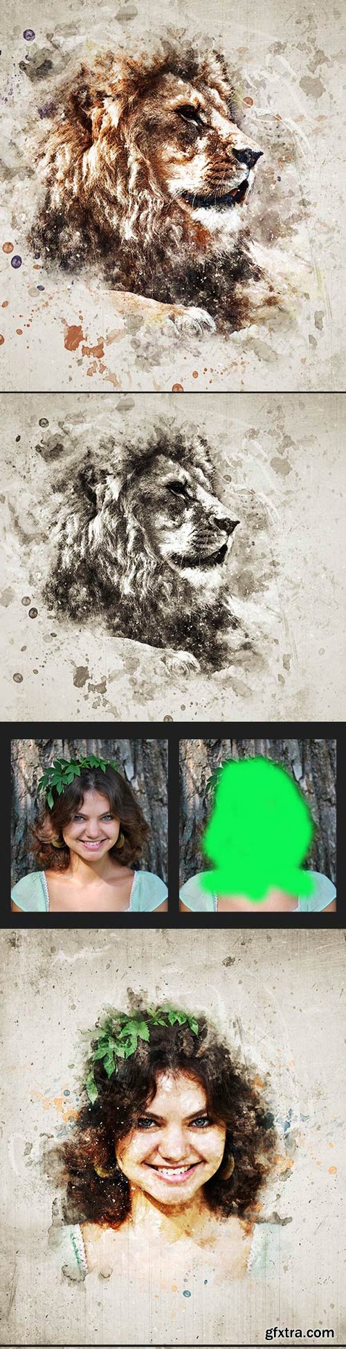 GraphicRiver - Mixed Art Photoshop Action - 17961479