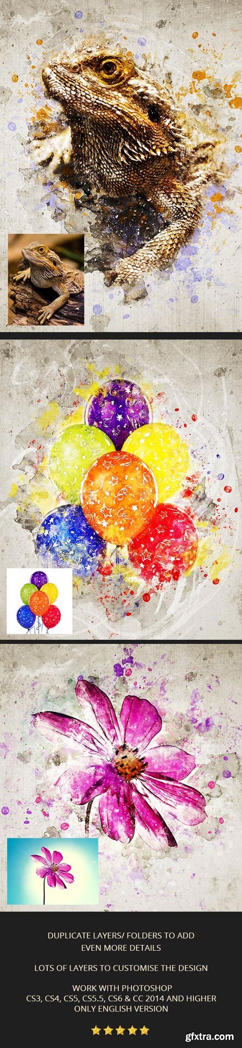 GraphicRiver - Mixed Art Photoshop Action - 17961479