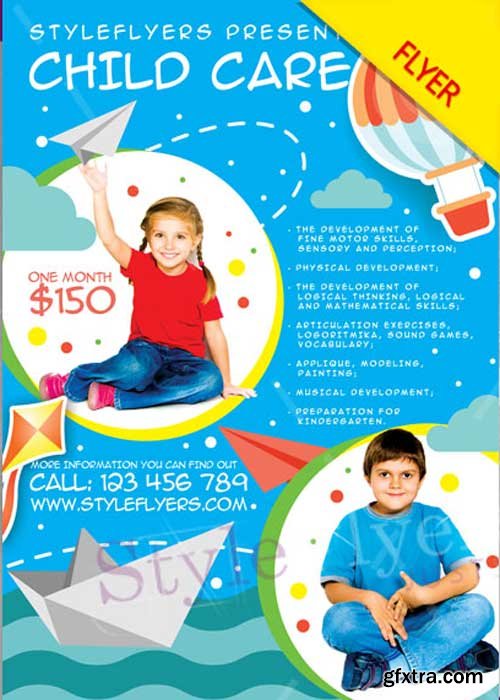 Child Care V1 PSD Flyer Template