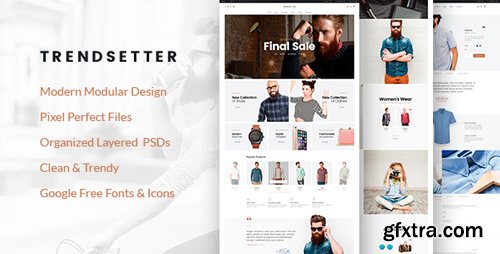 ThemeForest - Trendsetter - e-Commerce PSD template 17370570