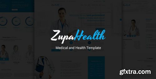 ThemeForest - ZupaHealth &ndash; Medical and Health PSD Template 14220320