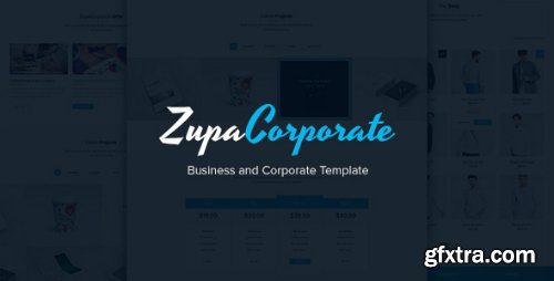 ThemeForest - ZupaCorporate &ndash; Business and Corporate PSD Template 14500861