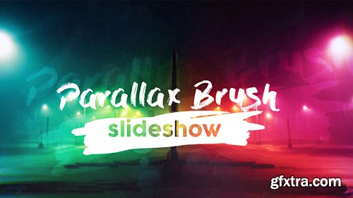 Videohive Parallax Brush Slideshow 17119035