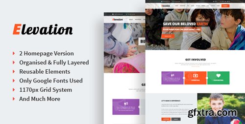 ThemeForest - Elevation - Singe Page Nonprofit & Charity PSD Template 12970071 ThemeForest - Elevation - Singe Page Nonprofit & Charity PSD Template 12970071