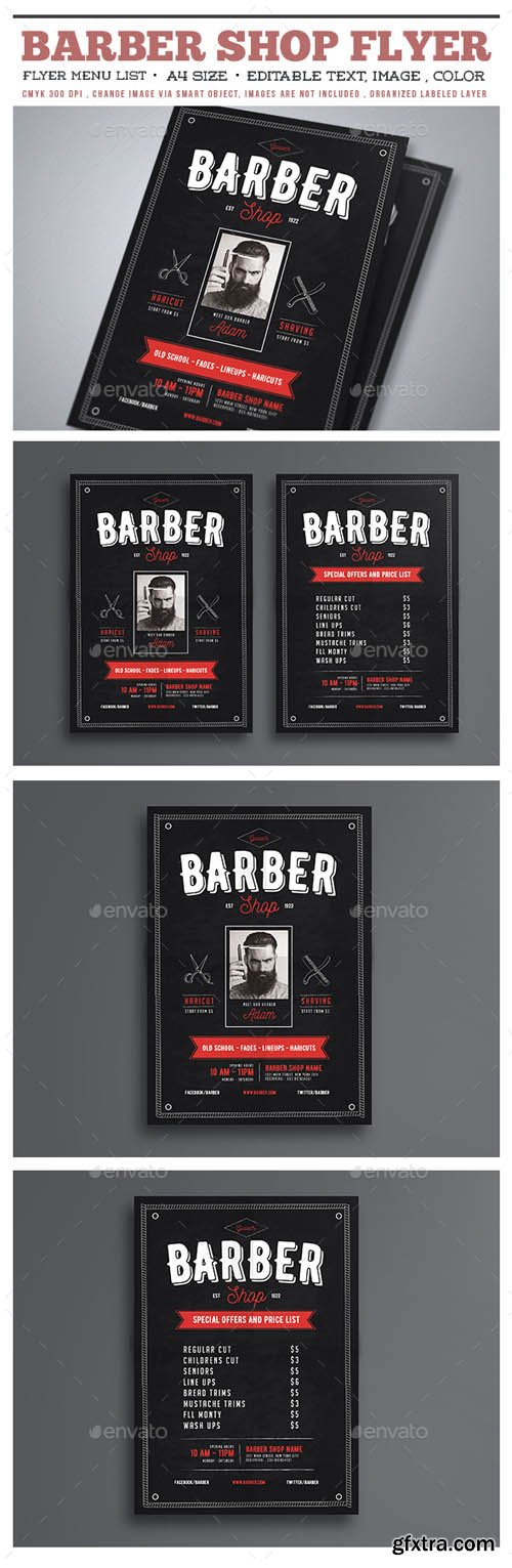 GR - Barber Shop Flyer 15625792 GR - Barber Shop Flyer 15625792
