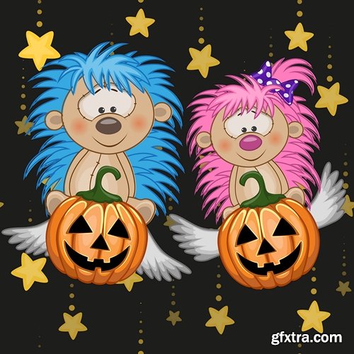 Halloween card 2 - 30 EPS