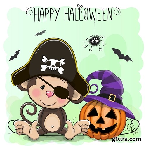 Halloween card 2 - 30 EPS