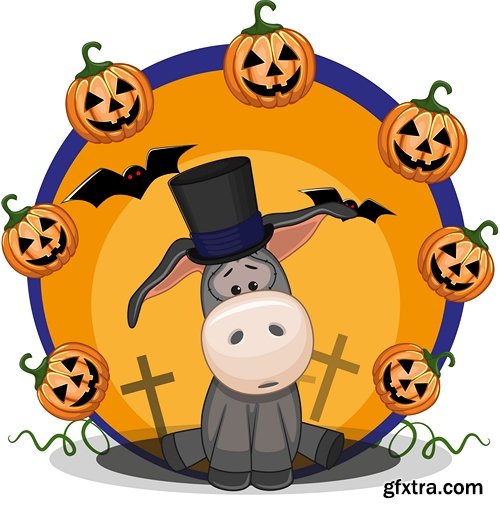 Halloween card 2 - 30 EPS