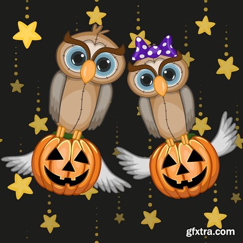 Halloween card 2 - 30 EPS