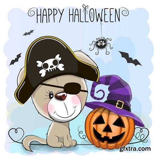 Halloween card 2 - 30 EPS