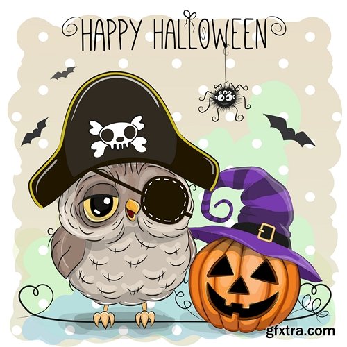 Halloween card 2 - 30 EPS