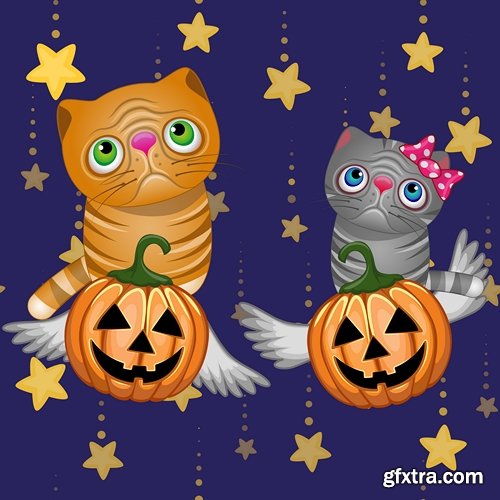 Halloween card 2 - 30 EPS