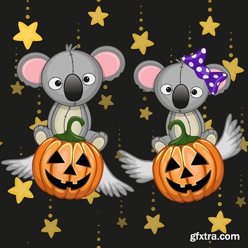 Halloween card 2 - 30 EPS