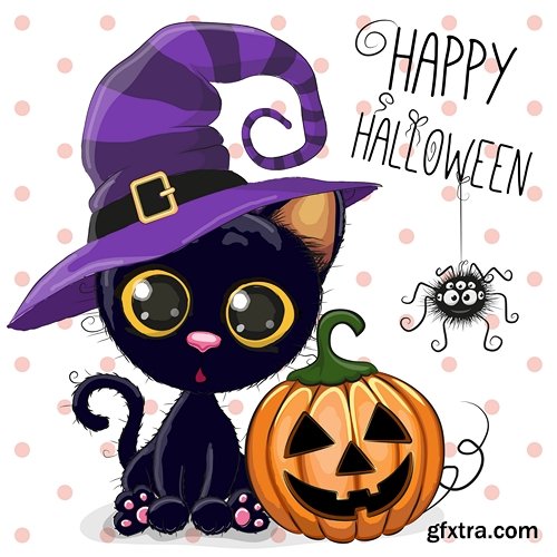 Halloween card 2 - 30 EPS