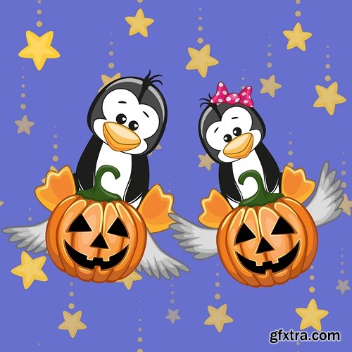 Halloween card 2 - 30 EPS