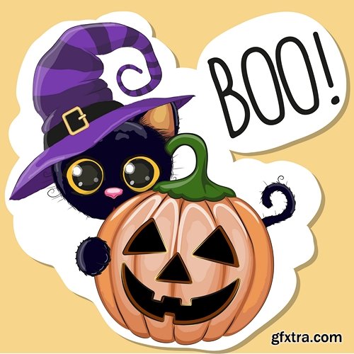 Halloween card 2 - 30 EPS