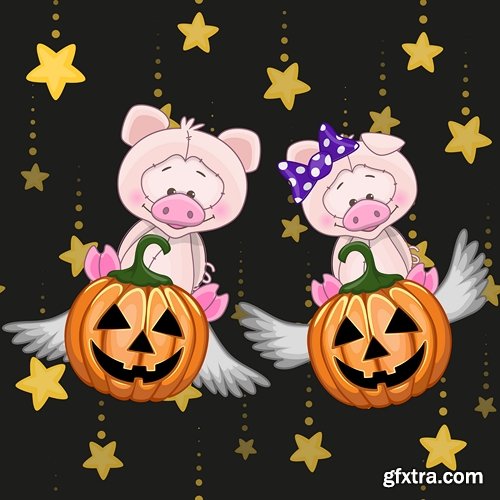 Halloween card 2 - 30 EPS